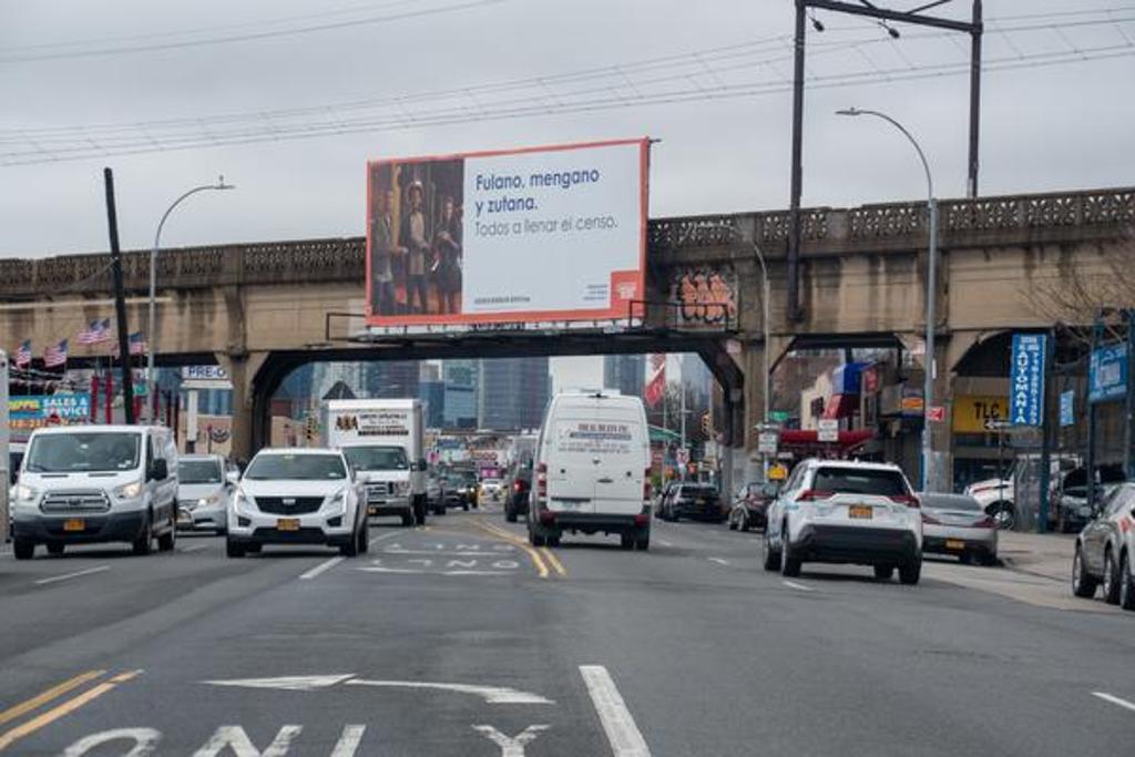 Photo of a billboard in Woodside