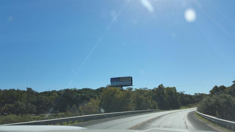 Photo of a billboard in Wimberley