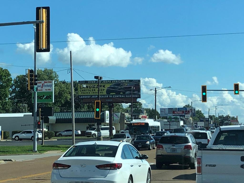 Photo of a billboard in Leland Grove