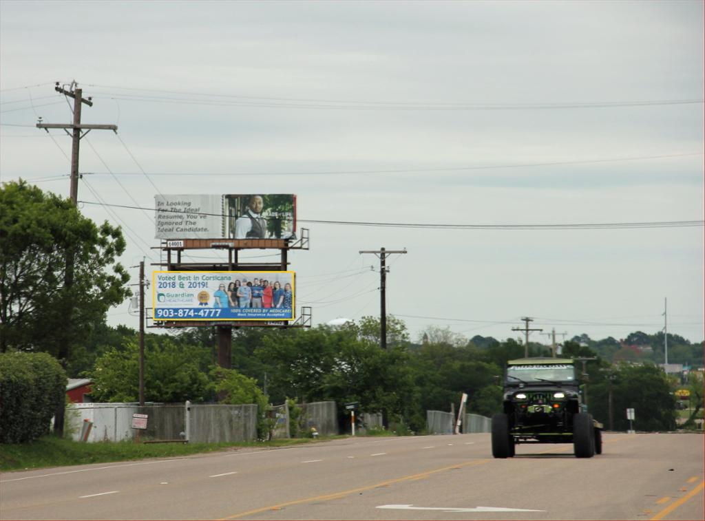 Photo of a billboard in Barry