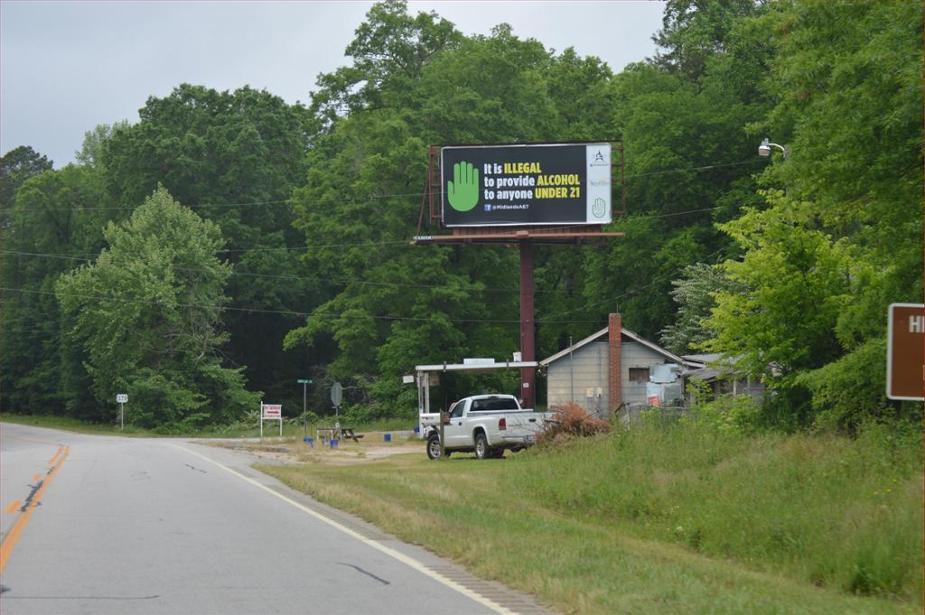 Photo of a billboard in Modoc