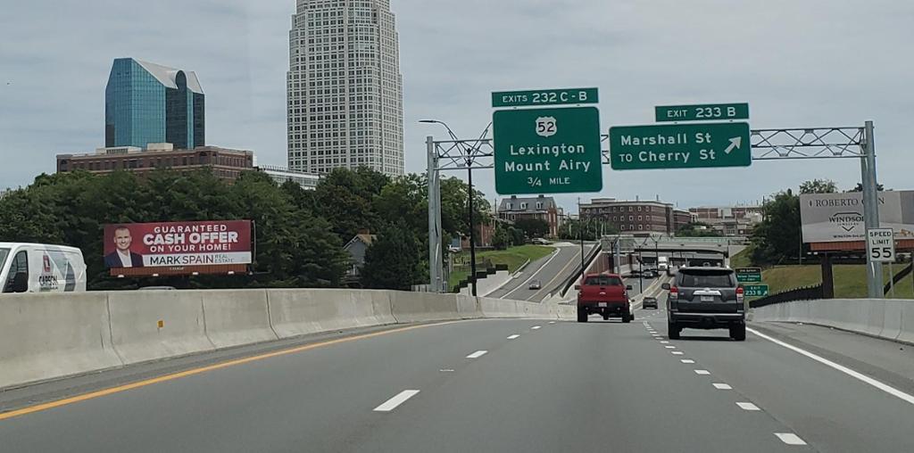 Photo of a billboard in Winston Salem