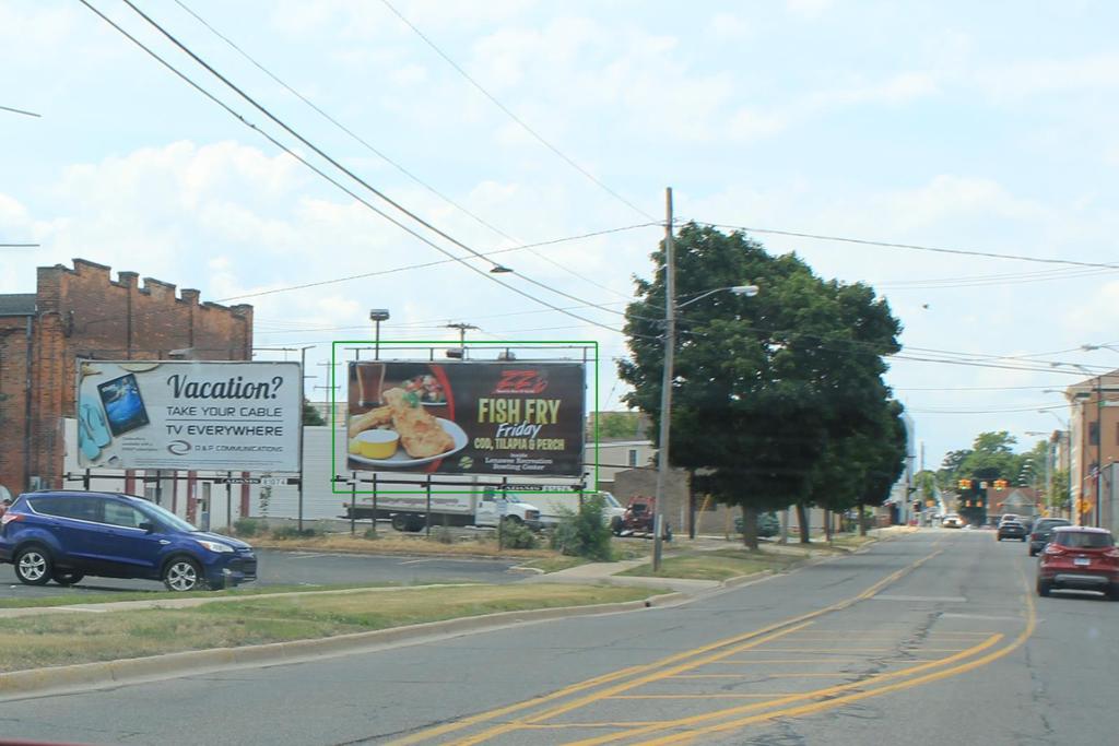 Photo of a billboard in Adrian