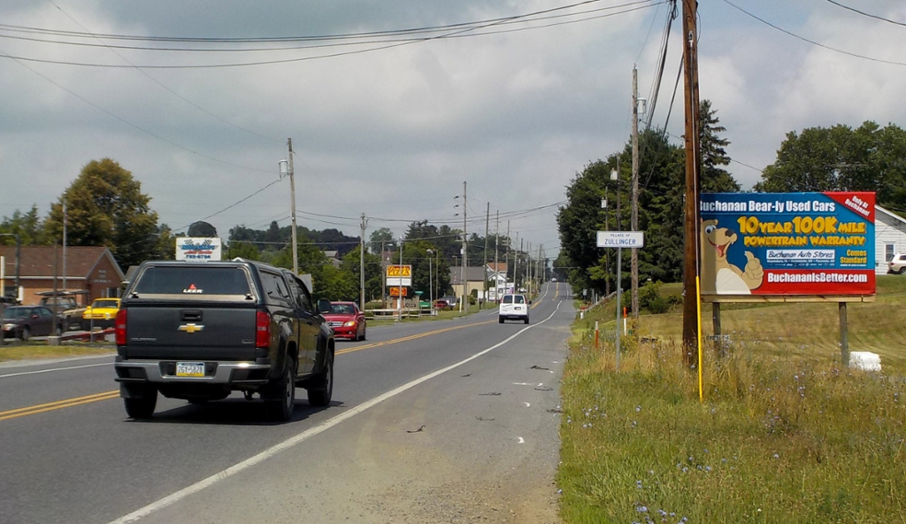 Photo of a billboard in Zullinger