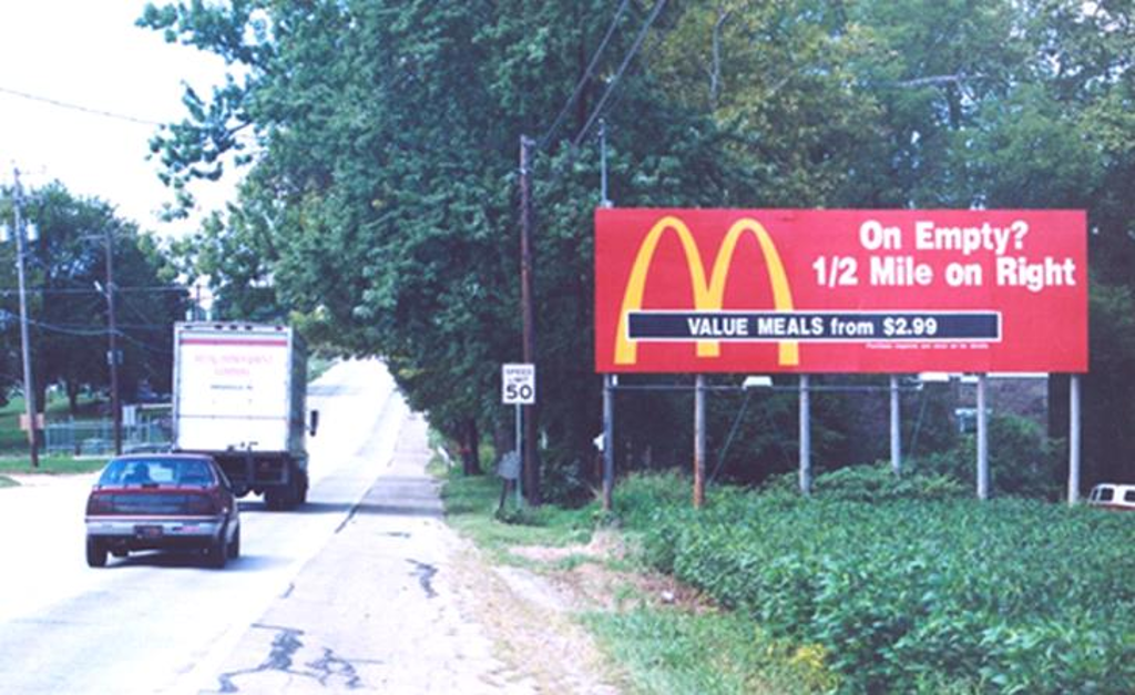 Photo of a billboard in Abbottstown