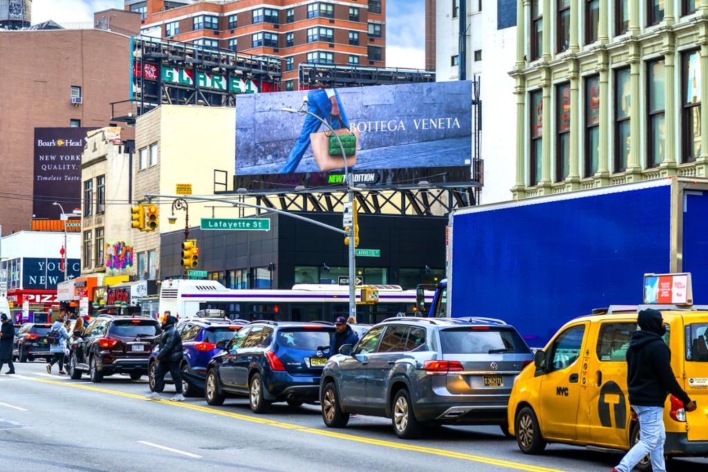 Photo of a billboard in New York