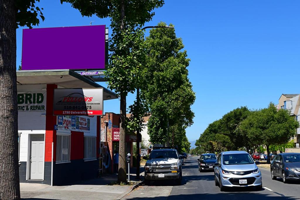 Photo of an outdoor ad in Berkeley