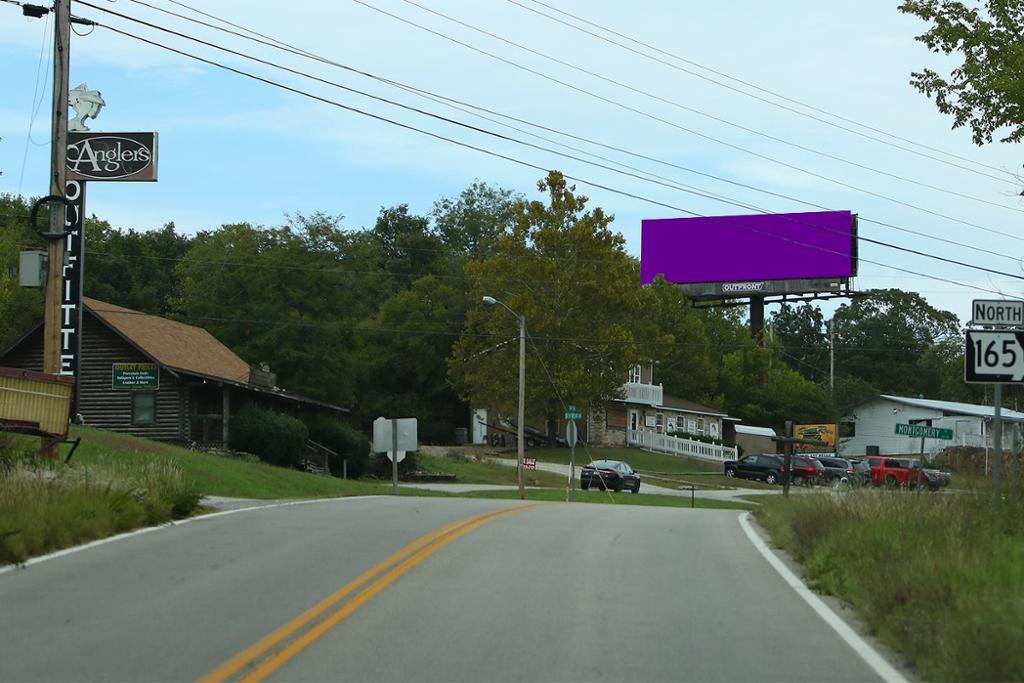 Photo of a billboard in Lampe