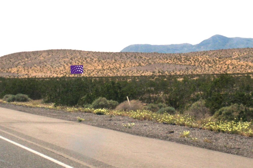 Photo of a billboard in Fort Irwin