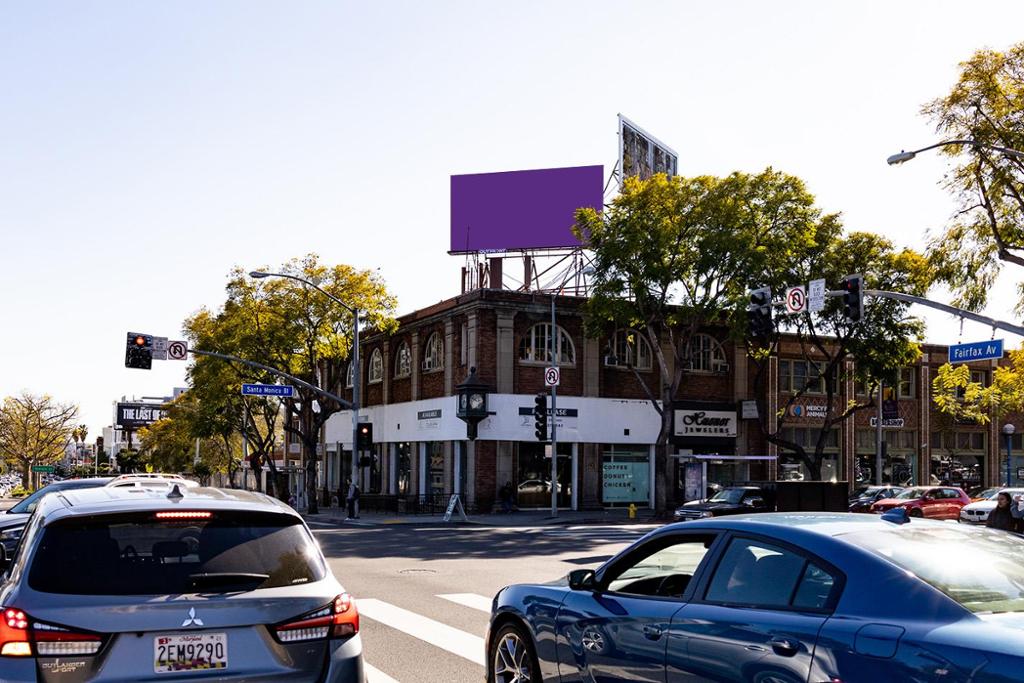 Photo of a billboard in West Hollywood