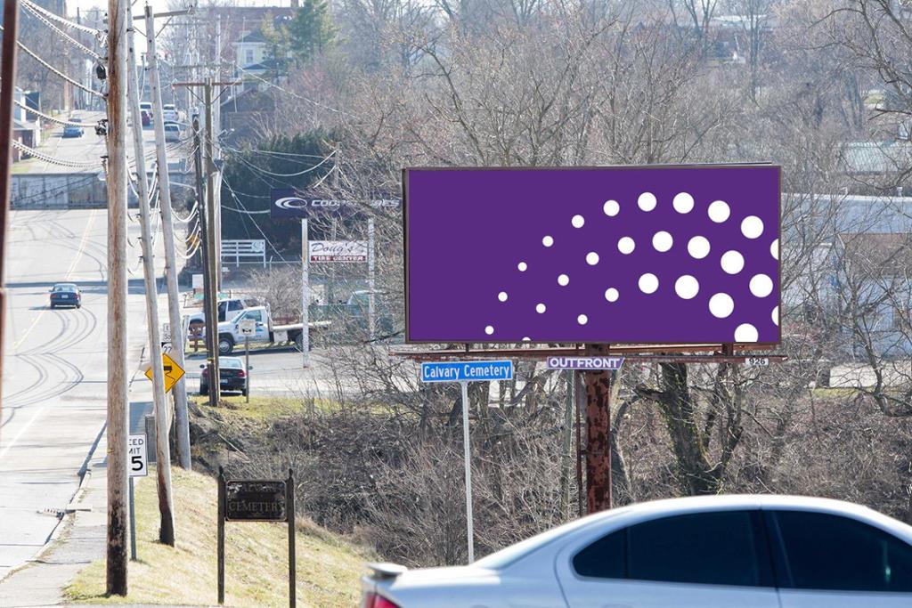 Photo of a billboard in Bagdad