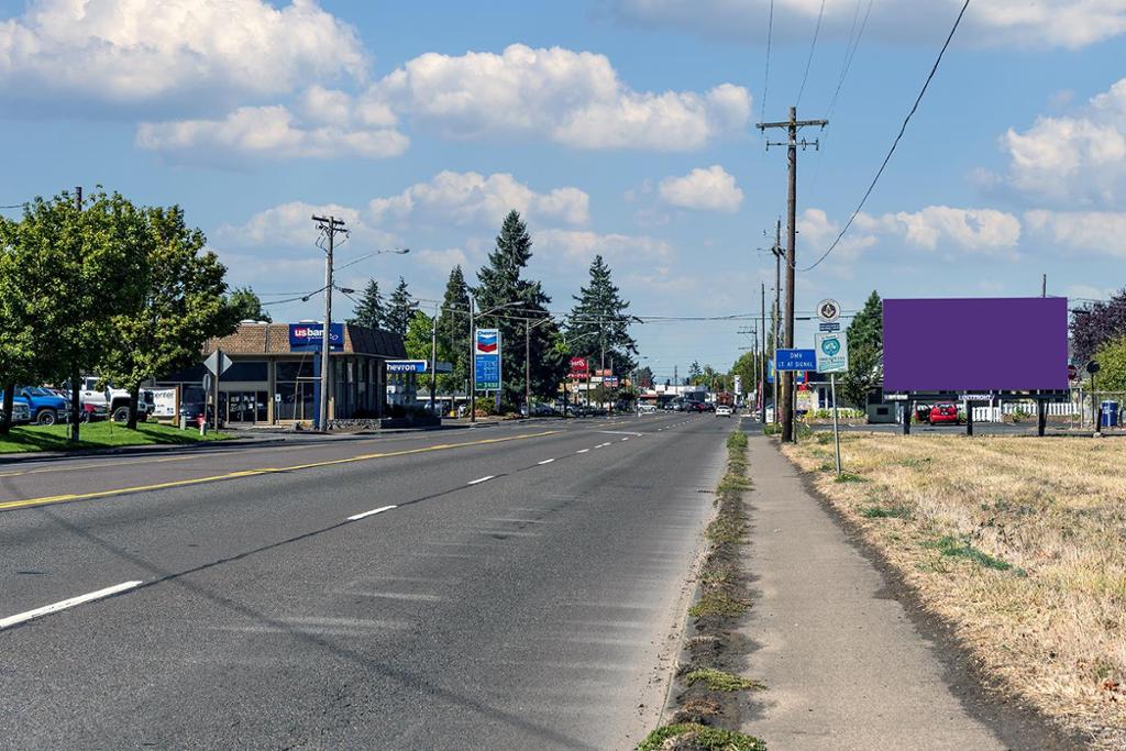 Photo of a billboard in Sweet Home