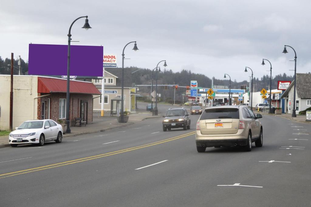 Photo of a billboard in Yachats