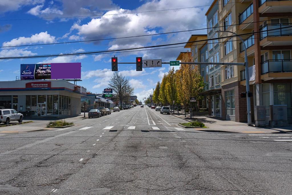 Photo of an outdoor ad in Bellingham