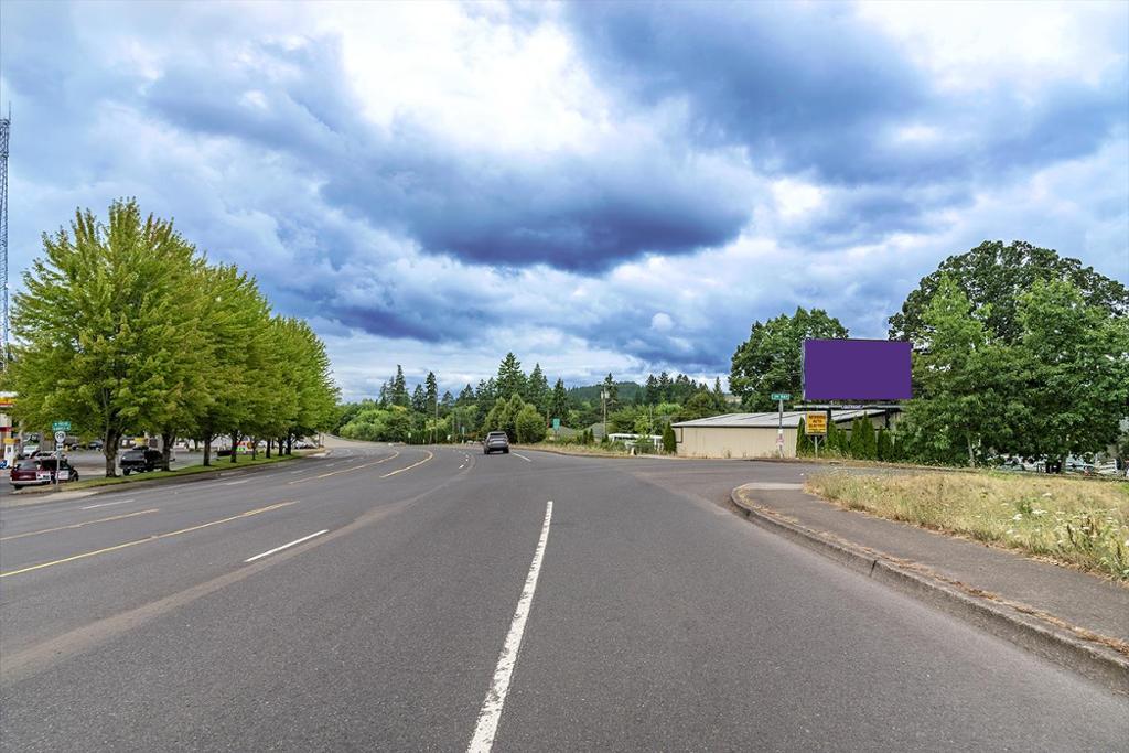 Photo of a billboard in Newberg