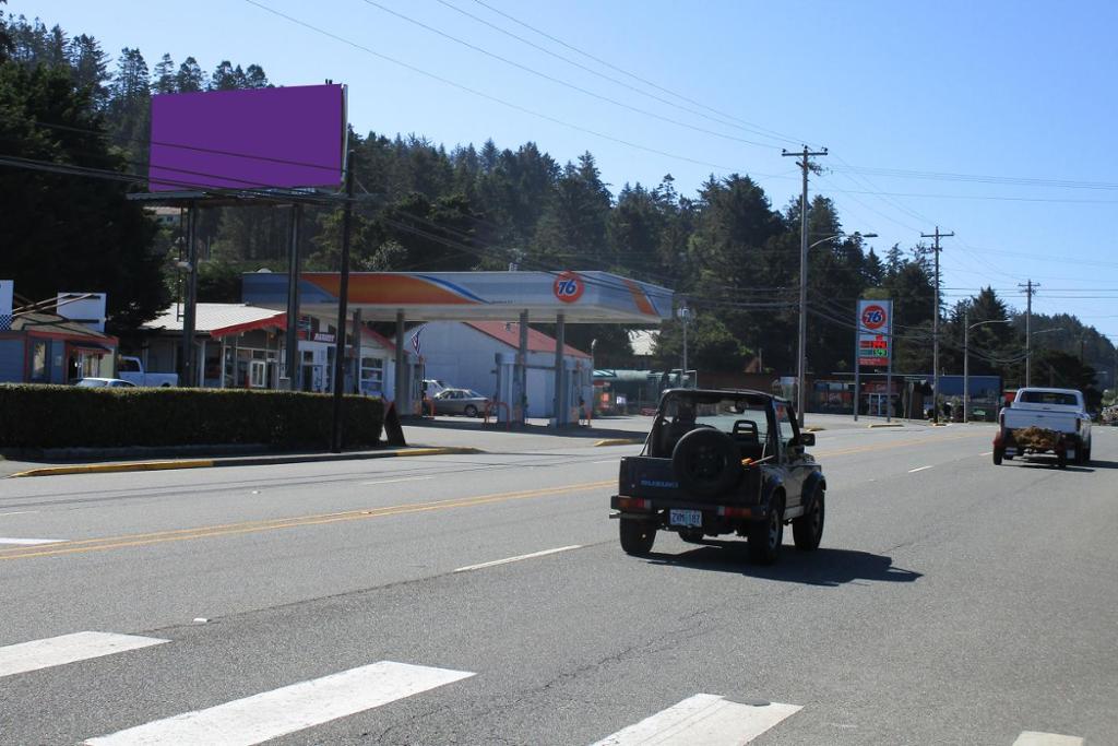 Photo of a billboard in Gold Beach