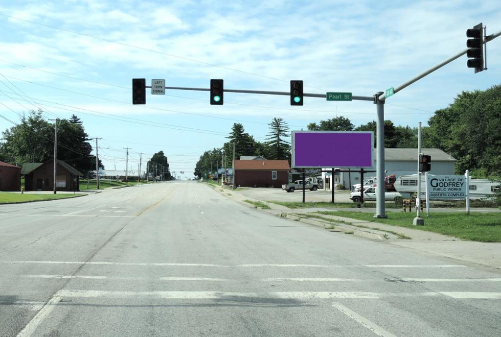 Photo of a billboard in Godfrey