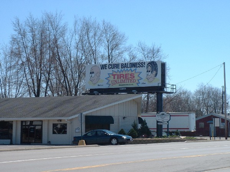 Photo of a billboard in Troy