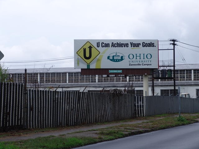 Photo of a billboard in Zanesville