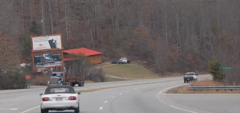 Photo of a billboard in Maggie Valley