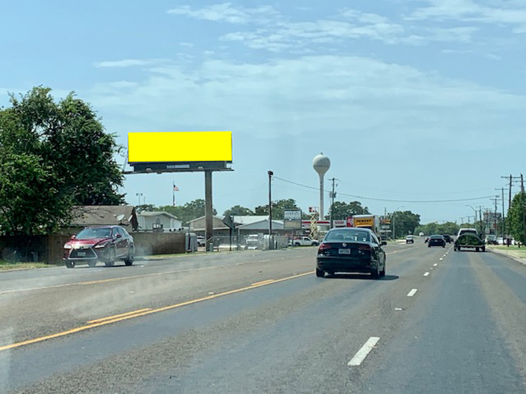 Photo of a billboard in Dime Box