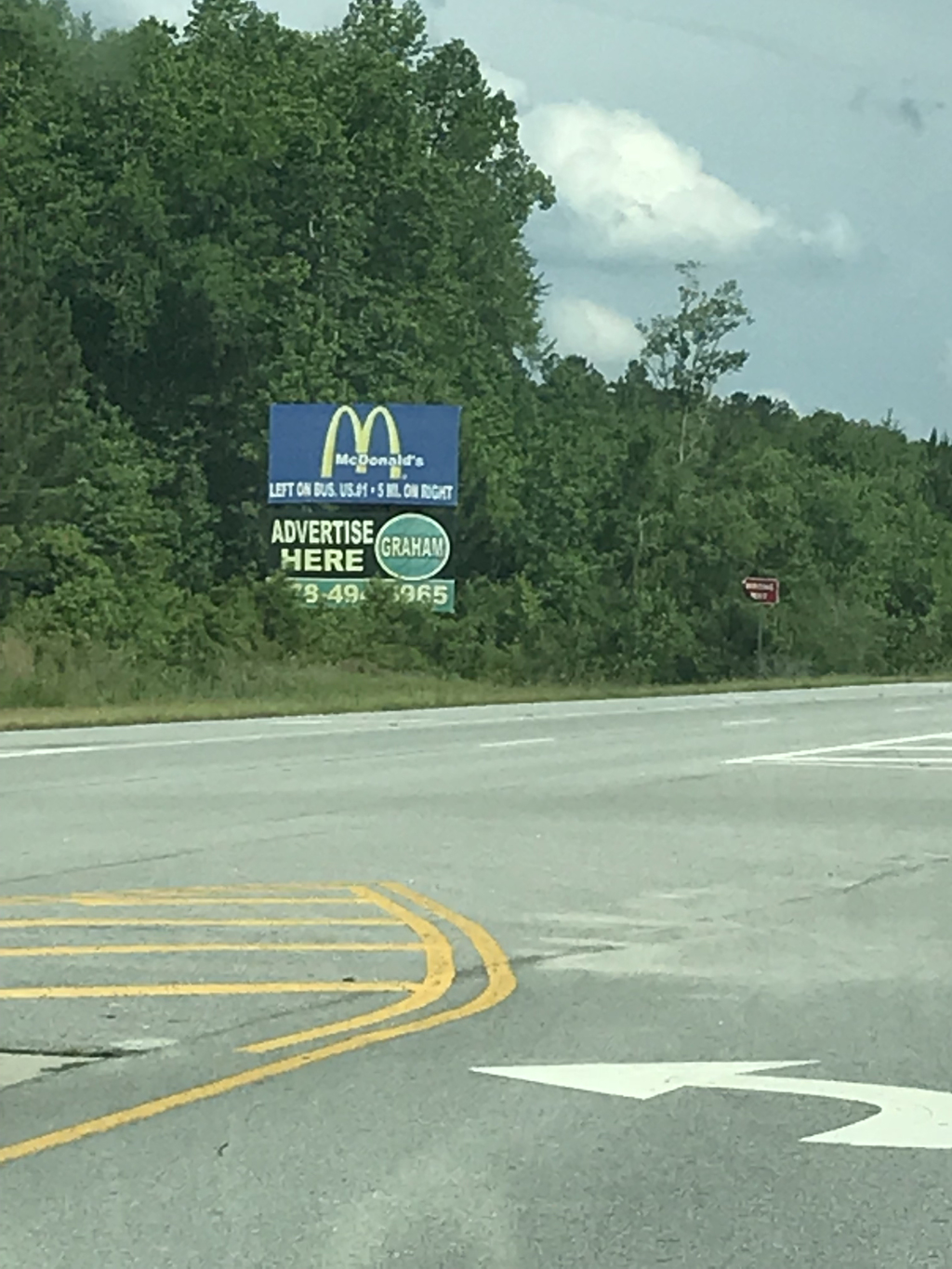 Photo of a billboard in Midville