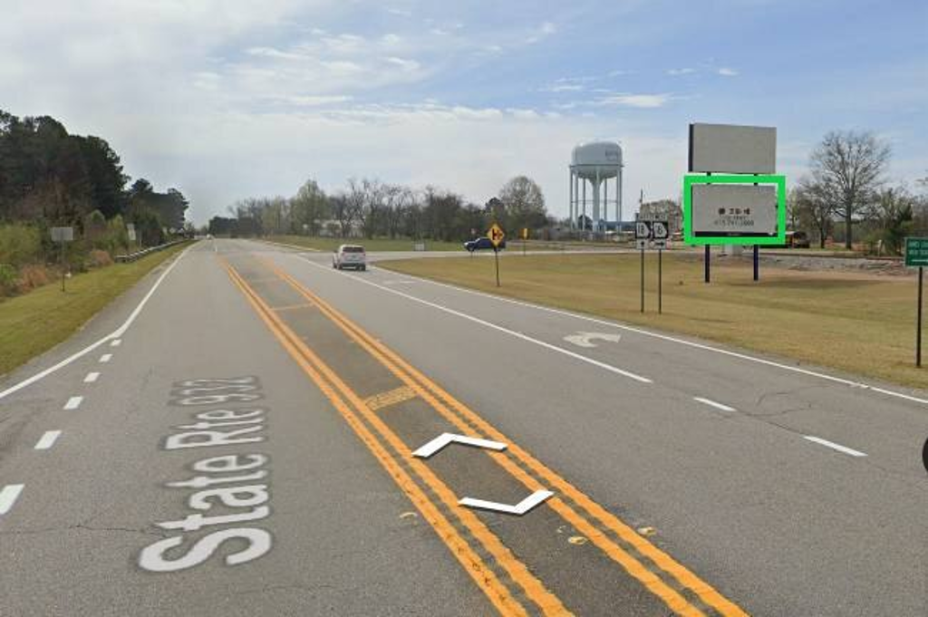 Photo of a billboard in Gray