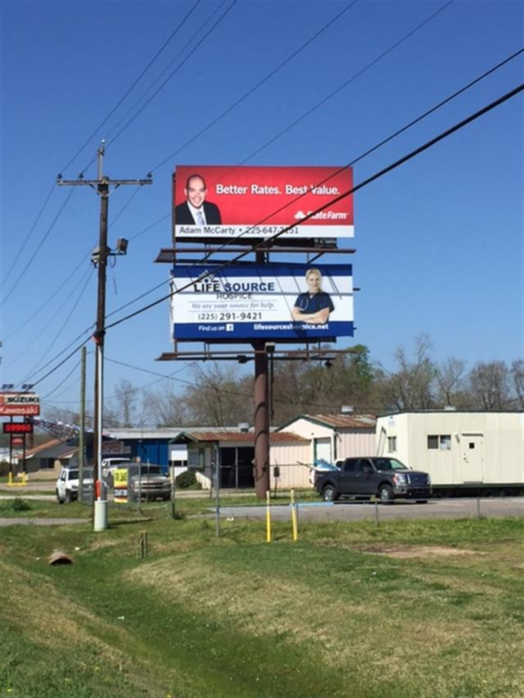 Photo of a billboard in Geismar