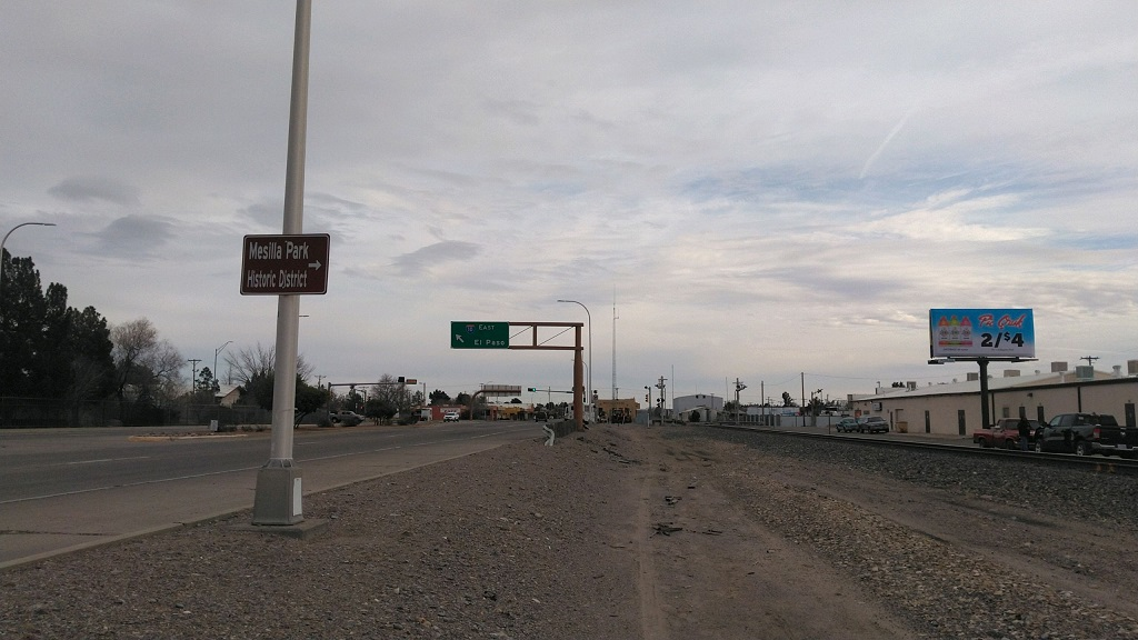 Photo of a billboard in Mesilla Park