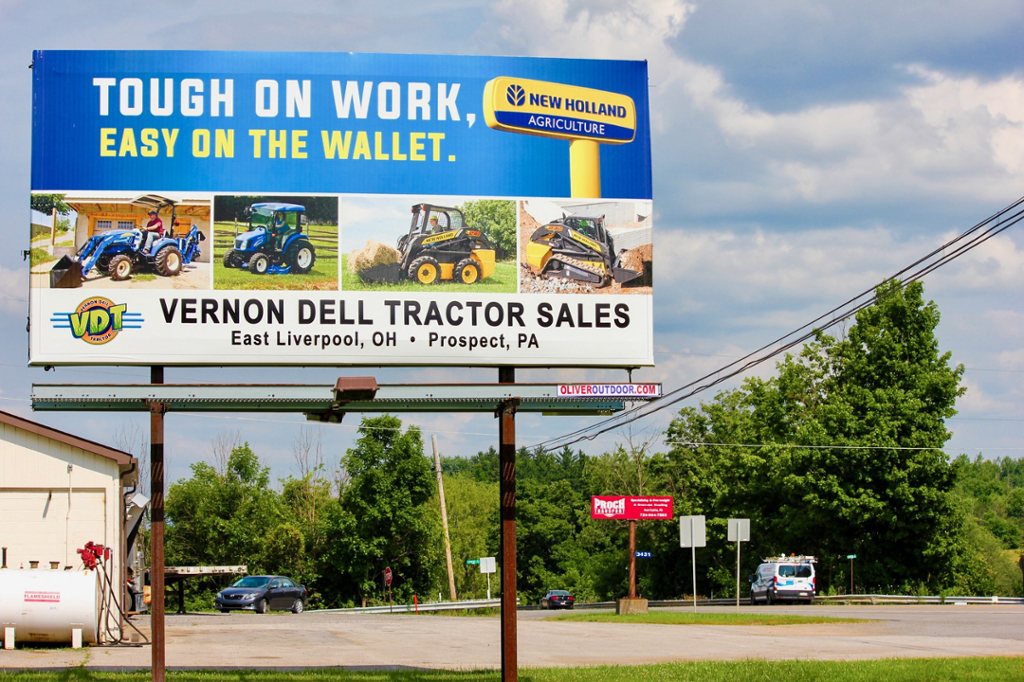 Photo of a billboard in West Pittsburg