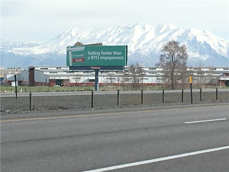 Photo of a billboard in Fountain Green