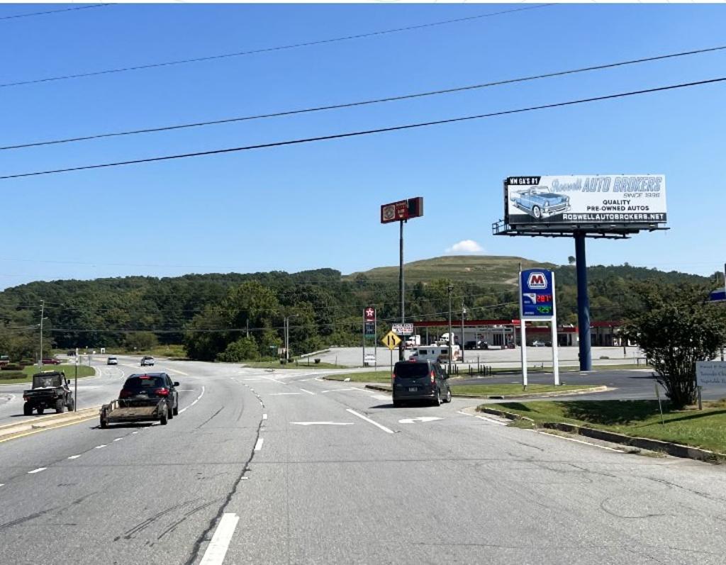 Photo of a billboard in Adairsville