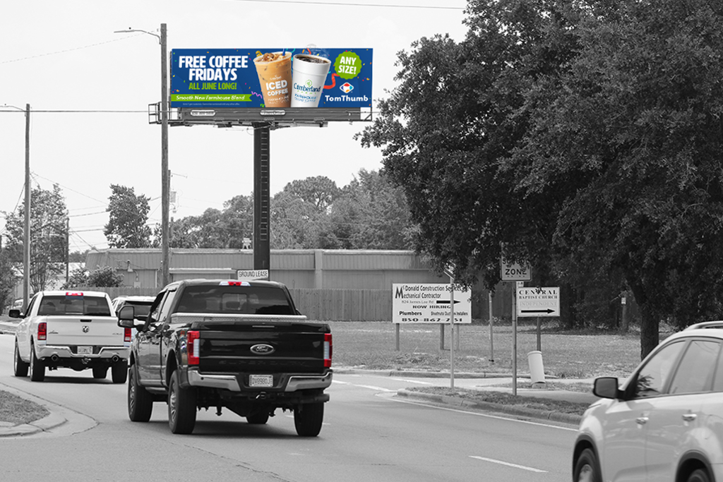 Photo of a billboard in Shalimar